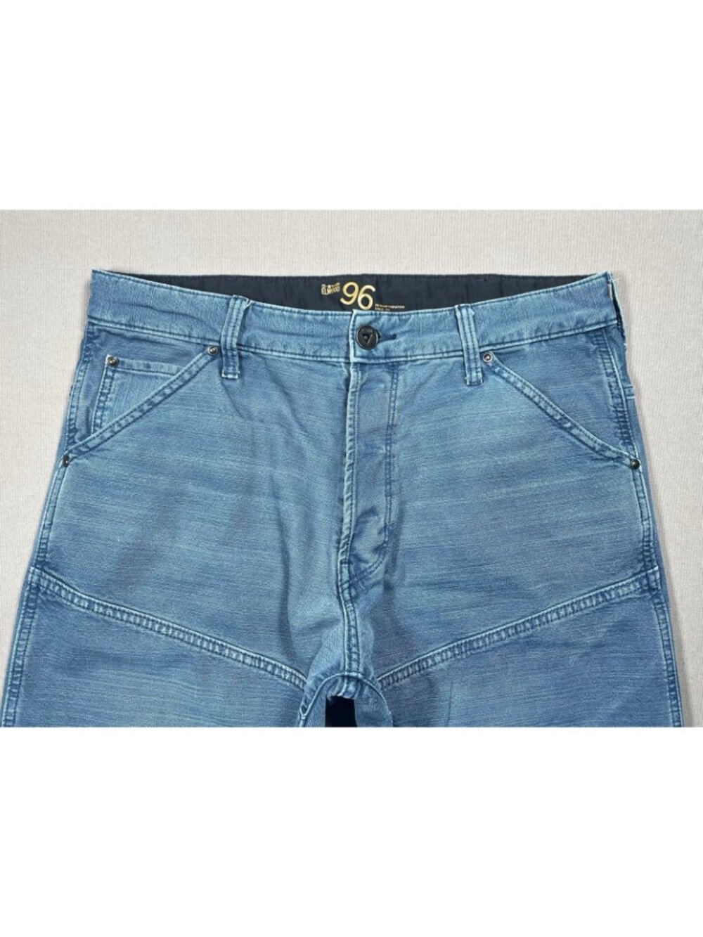 G-Star Raw 5620 Elwood 3D 96 Innovation Regular Blue Canvas Pants - Men 32 X 32 - Picture 8 of 16